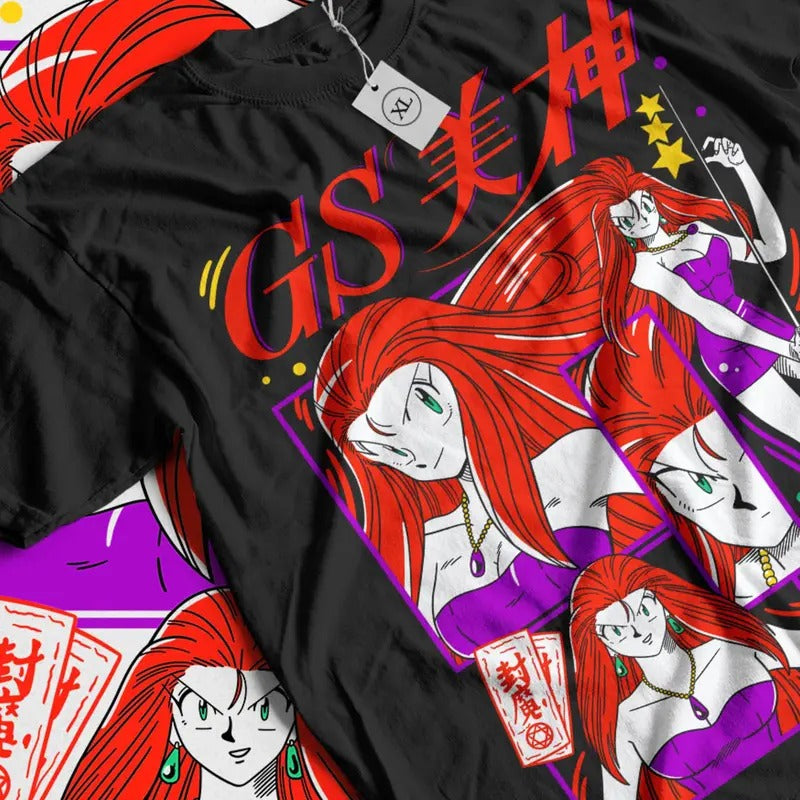 Ghost Sweeper Mikami T-shirt Vintage 90s Anime Kawaii Girl Gift Shirt Graphic Tee Shirt Anime Lovers Shirt, Graphic Anime Tee