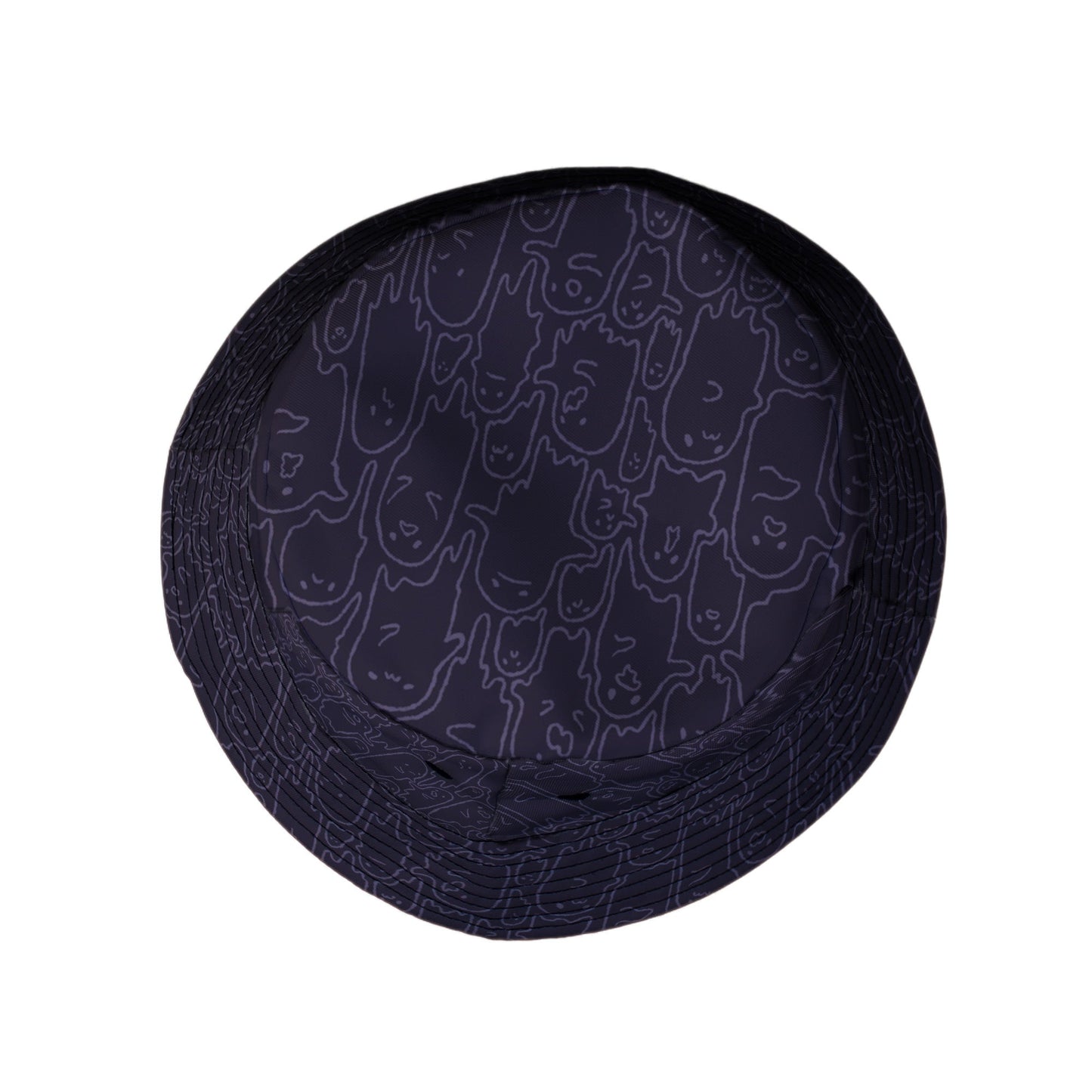 Ghost Wall Purple Bucket Hat