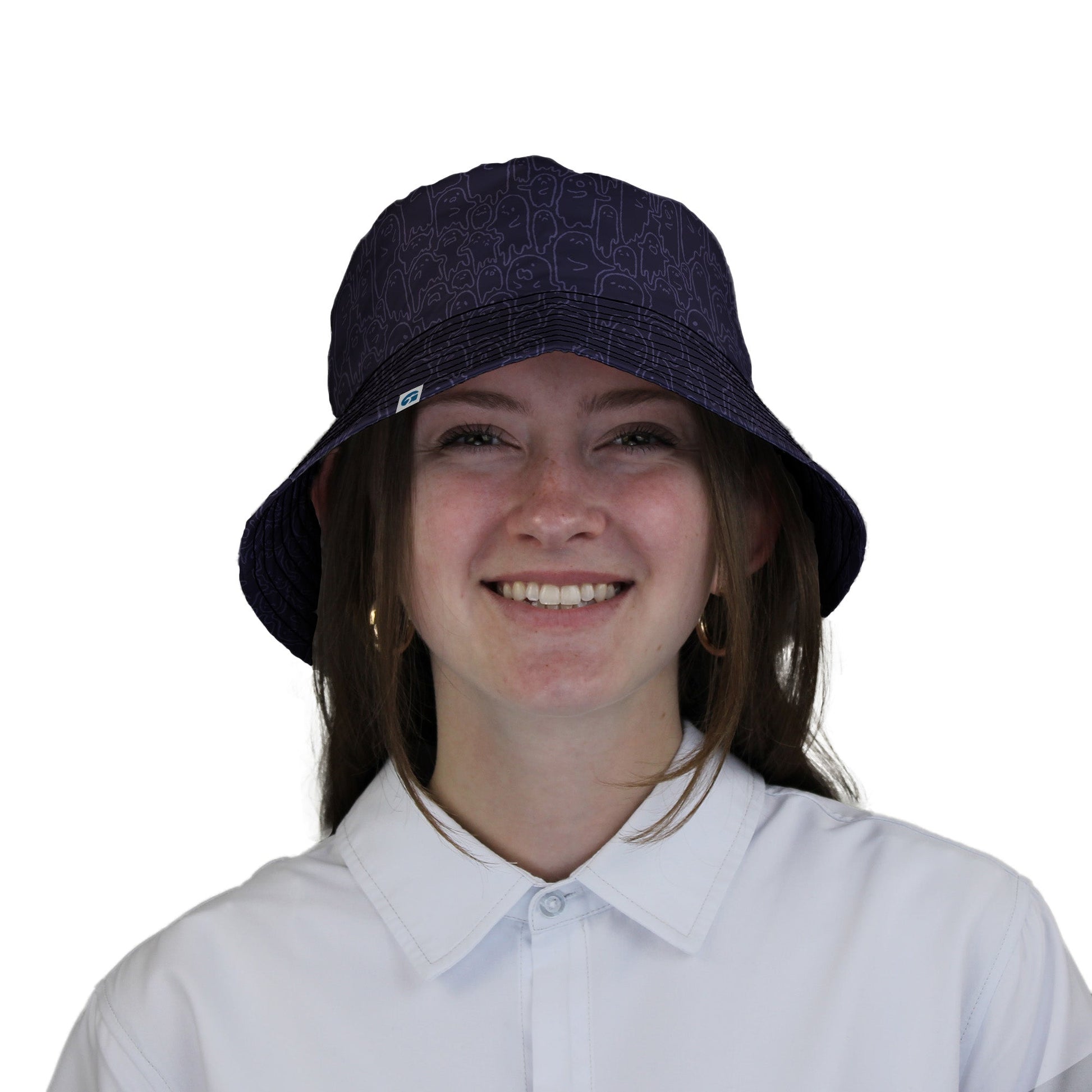 Ghost Wall Purple Bucket Hat