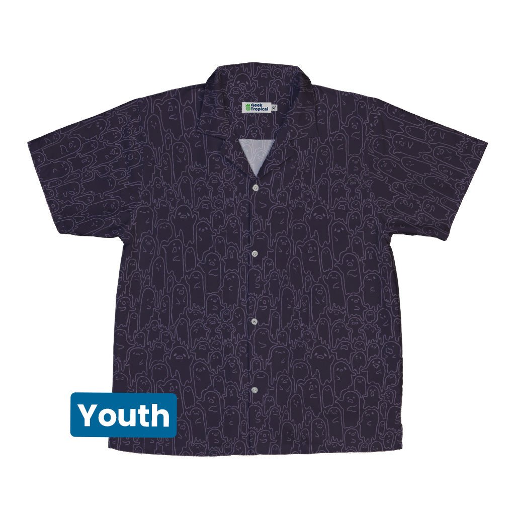 Ghost Wall Purple Youth Hawaiian Shirt