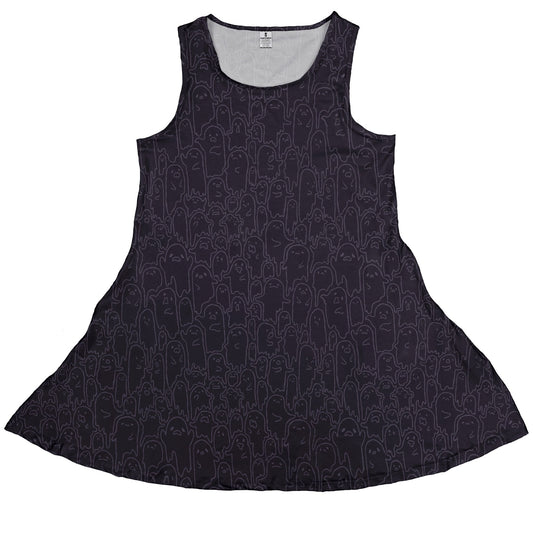 Ghost Wall Purple Sleeveless Dress