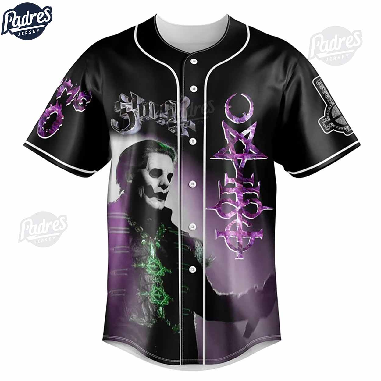 Ghost World Tour 2025 Baseball Jersey Outfit - Music Merch - Padres Jersey Oasis: Elevate Your Baseball Style Game