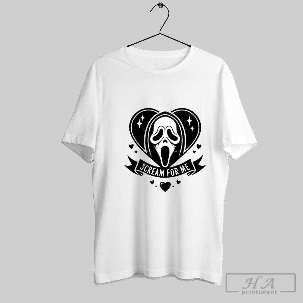 Ghostface Scream For Me Horror Movie Valentine Heart Shirt Hoodie Sweater Longsleeve And V Neck