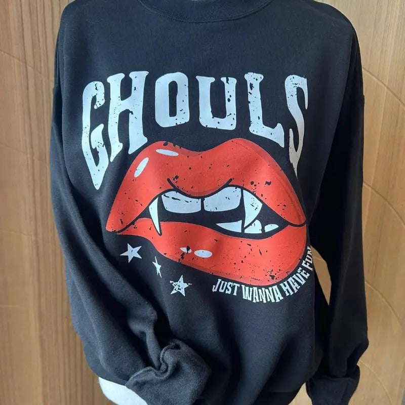 Ghouls Just Wanna Have Fun Halloween Sweatshirt - Unisex Fit T-Shirts, Hoodie | InkThreadWorks.com