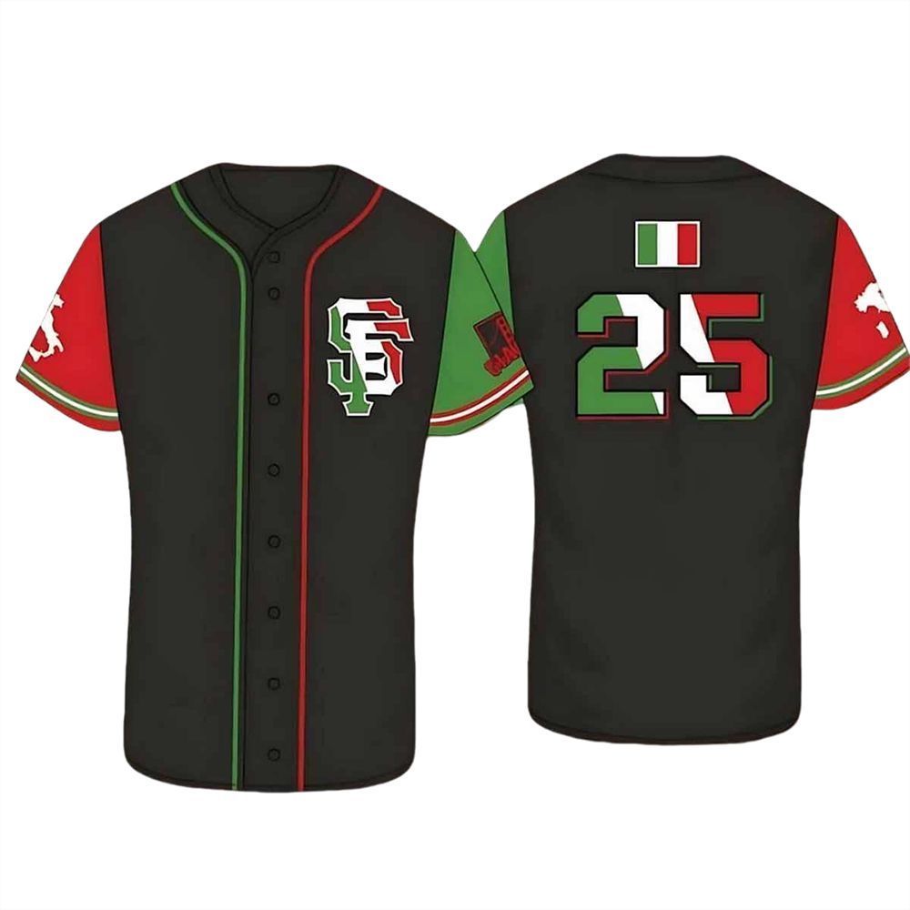 Giants Italian Heritage Night Jersey 2025 Giveaway - Grishko.com