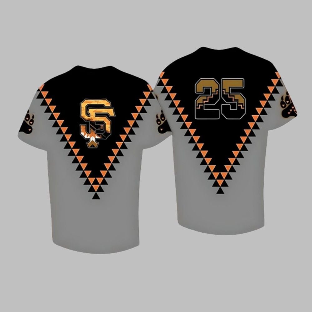 Giants Native American Heritage Night Jersey Giveaway 2025 - Grishko.com