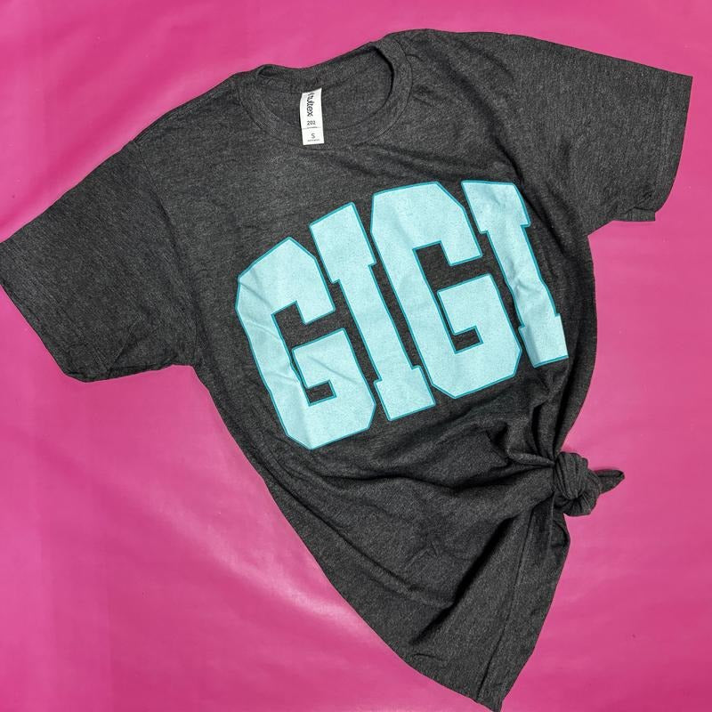 Gigi University Print Soft Graphic Tee