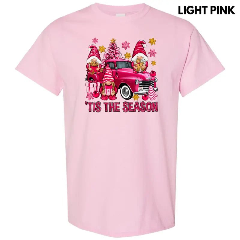 Gildan - Gnome Tis The Season T-Shirt 'NLB' Hoodie, Sweatshirt | InkThreadWorks.com