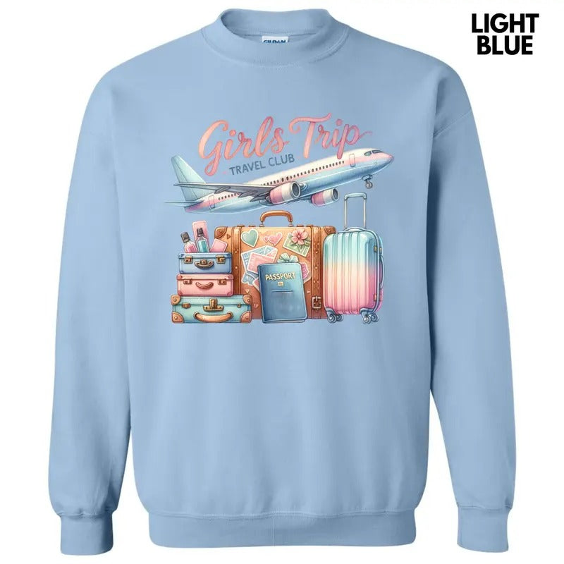 Girls Trip Suitcases Sweatshirt 'NLB' T-Shirts, Hoodie | InkThreadWorks.com