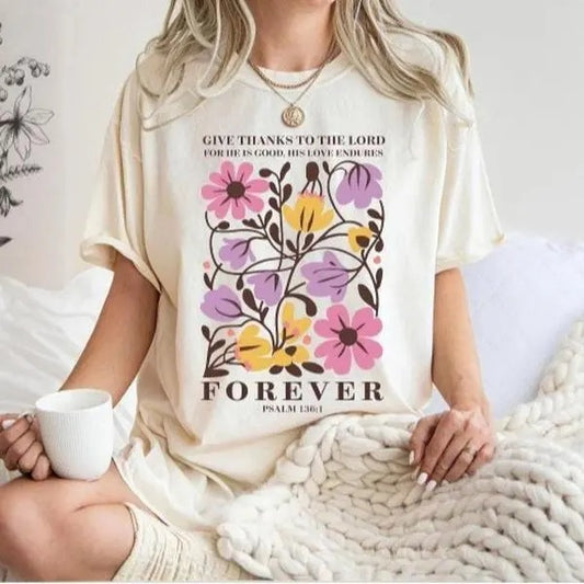 Give Thanks To the Lord Shirt-sweatshirt-hoodie, Fall Christian Shirt, Bible Verse Shirt,Religious Shirt,Thanksgiving...
