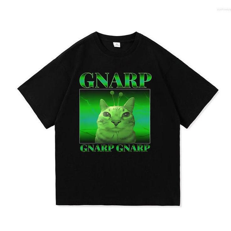 Gnarp Cat tee, Silly Alien Cat Meme tee, brainrot T-shirt, gen z meme T-shirt, stupid cat meme tee, alien cat Unisex classic tee