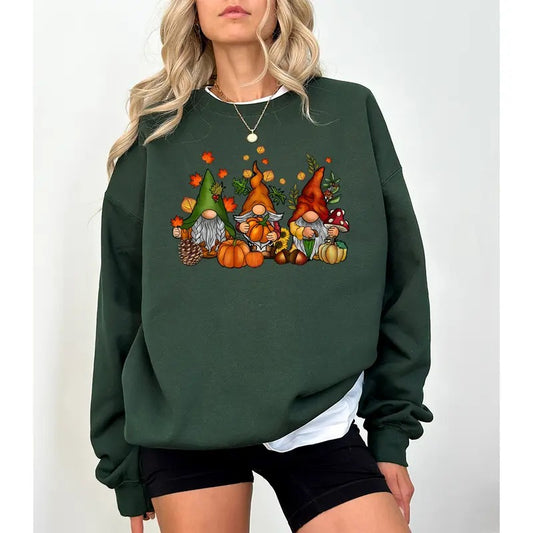 Gnomes Fall Sweatshirt, Gnome Sweater, Fall Shirt, Fall Thanksgiving Shirt, Thanksgiving Gnome, Cozy Season, Fall Vibes...