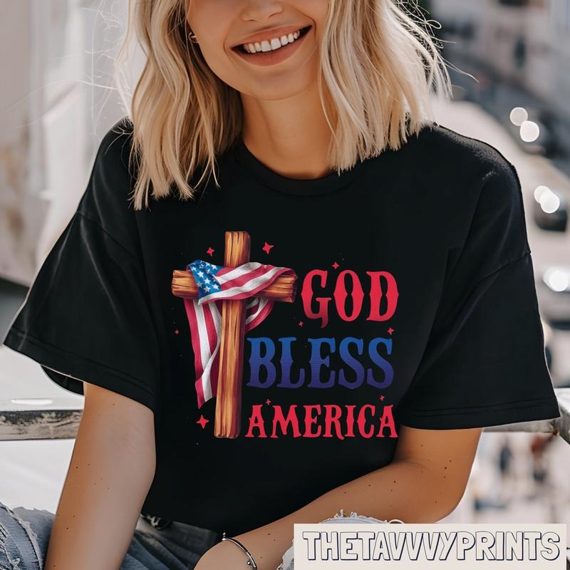 God Bless America Shirt Memorial Day Shirt Fourth Of July Shirt Red White And Blue Usa America Shirt Patriotic Shirt...