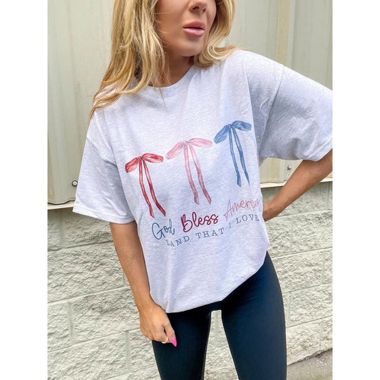 God Bless Graphic Top
