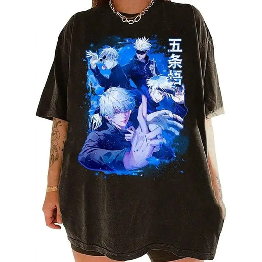 Gojo Satoru Anime Shirt, Gojo Satoru Anime Shirt Unisex Full Size