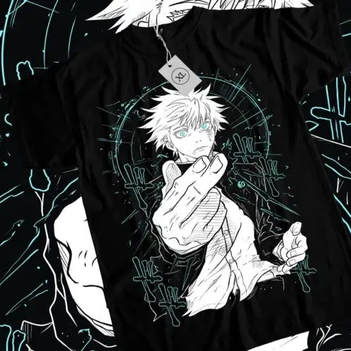 Gojo Satoru T-Shirt Jujutsu Kaisen Sukuna Megumi Itadori gift shirt All Size Hoodie, Sweatshirt | InkThreadWorks.com