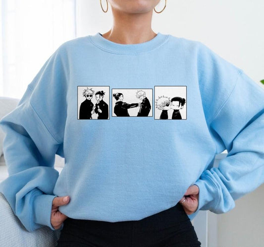 Gojo Shirt - Geto Shirt | Anime Fan Shirt | Jujutsu Kaisen Gojo Geto Ship Tee | Gojo Satoru | Suguru Geto | Casual Oversized Crewneck