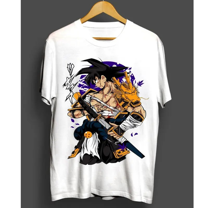 Goku T-Shirt Dragon Ball Z Goku Super Saiyan Anime Girl Gift Shirt All Size