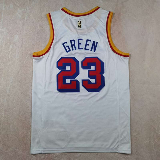 Golden State Warriors #23 Draymond Green Hot Press Warriors 23 Classic White s-xxl Style 1