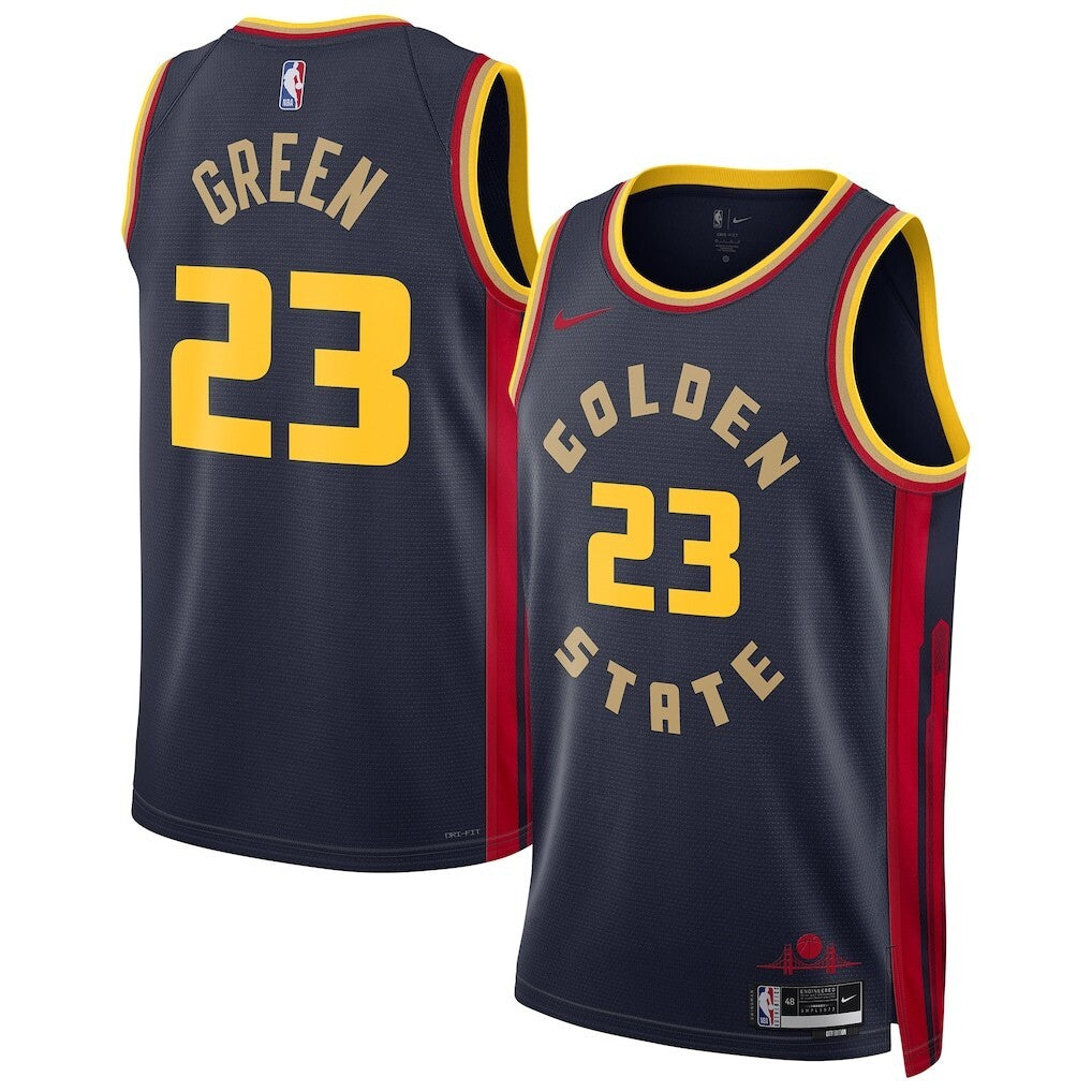 Golden State Warriors #23 Draymond Green Unisex 202425 Swingman Player Jersey - City Edition - Navy