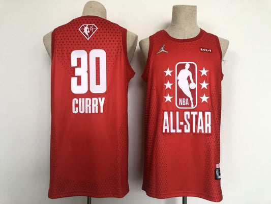 Golden State Warriors #30 Stephen Curry Warriors 30 Red 22 All-Star