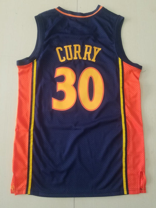 Golden State Warriors #30 Stephen Curry Warriors 30 Retro Black S-XXL Style 1