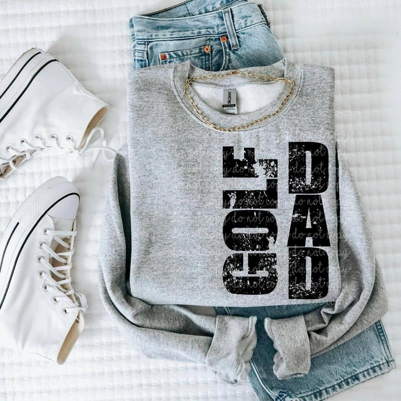 Golf Dad DTF Transfers - THIS IS NOT A SHIRT Hoodie, Sweatshirt | InkThreadWorks.com