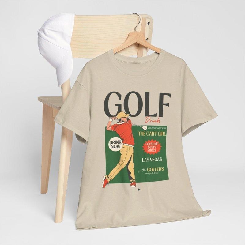 Golf T-shirt Cotton Unisex, Golf T-shirt For Men and Women Hoodie, Sweatshirt | InkThreadWorks.com