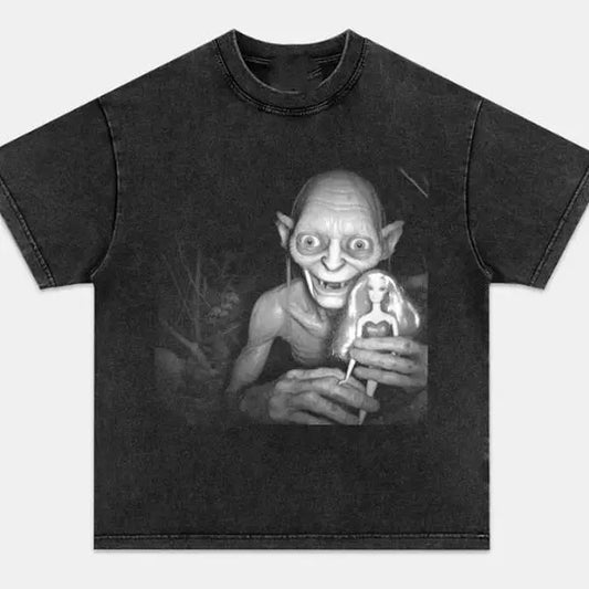 Gollum T-shirt, The Lord of the Rings T-shirt, Movie Shirt, Funny Halloween Shirt, Gift For Men Women, Breathable Soft Cotton, Casual Round Neck, Regular Fit, All-Season, Perfect for Outdoor & Daily Fashion
