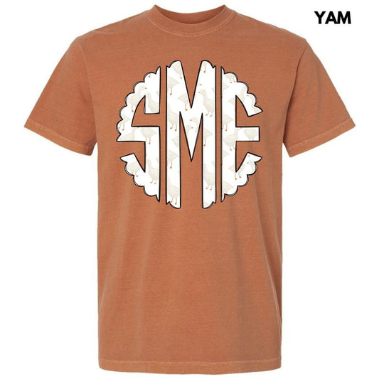 Goose Crazy Monogram Comfort Colors T-Shirt 'NLB' Hoodie, Sweatshirt | InkThreadWorks.com