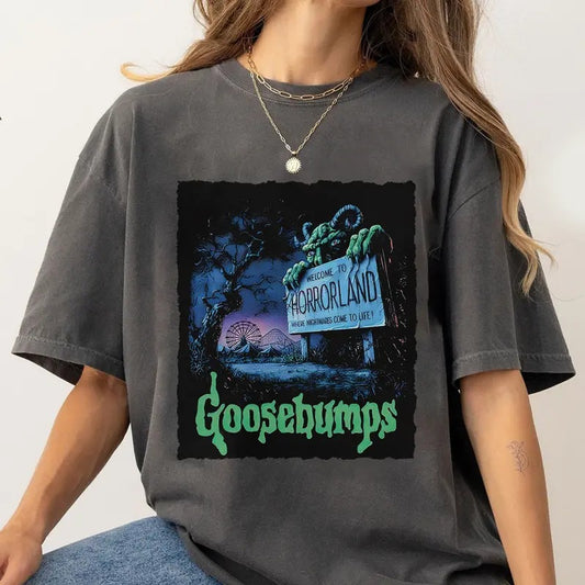 Goosebumps Shirt, Goosebumps Womens Shirt, Halloween Shirt, Goosebumps Shirt, Spooky Season Shirt Hoodie, Sweatshirt