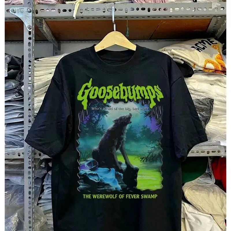 Goosebumps The Werewolf Of Fever Swamp Shirt Goosebumps Halloween Shirt Goosebumps  land Shirt R.L.Stine Goosebumps Shirt...