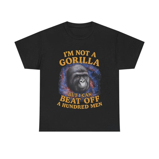 Gorilla Vs 100 Men Viral TikTik Funny Meme TShirt