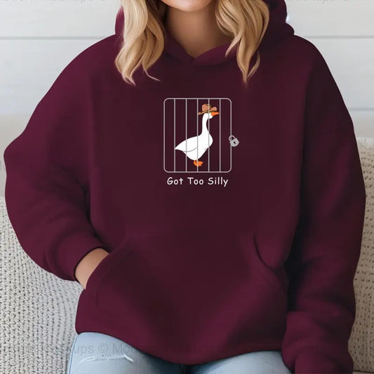 Got Too Silly Funny Sweatshirt Casual Street Style Fleece Crewneck Pullover Sweatshirt Tops Trendy For Women For Men,...