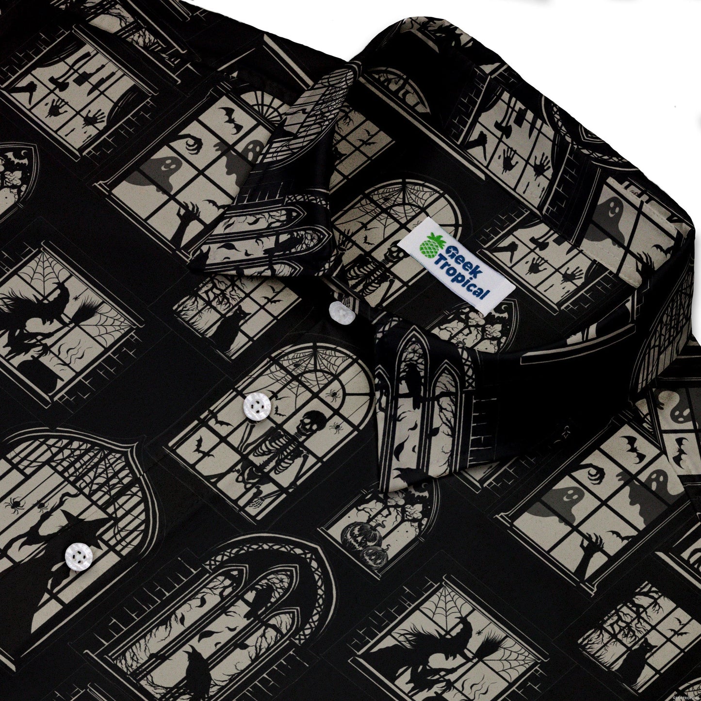 Gothic Windows Button Up Shirt