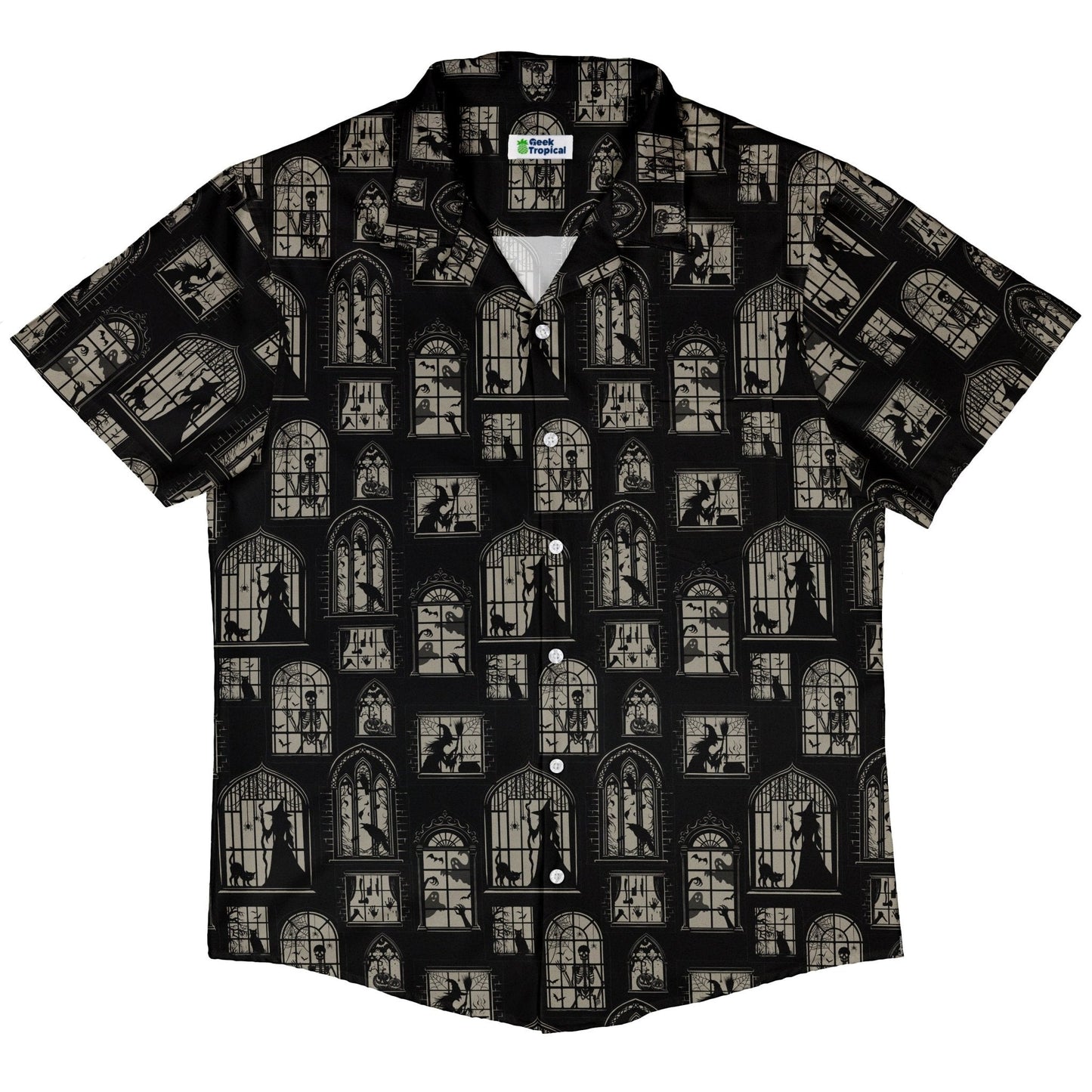 Gothic Windows Button Up Shirt