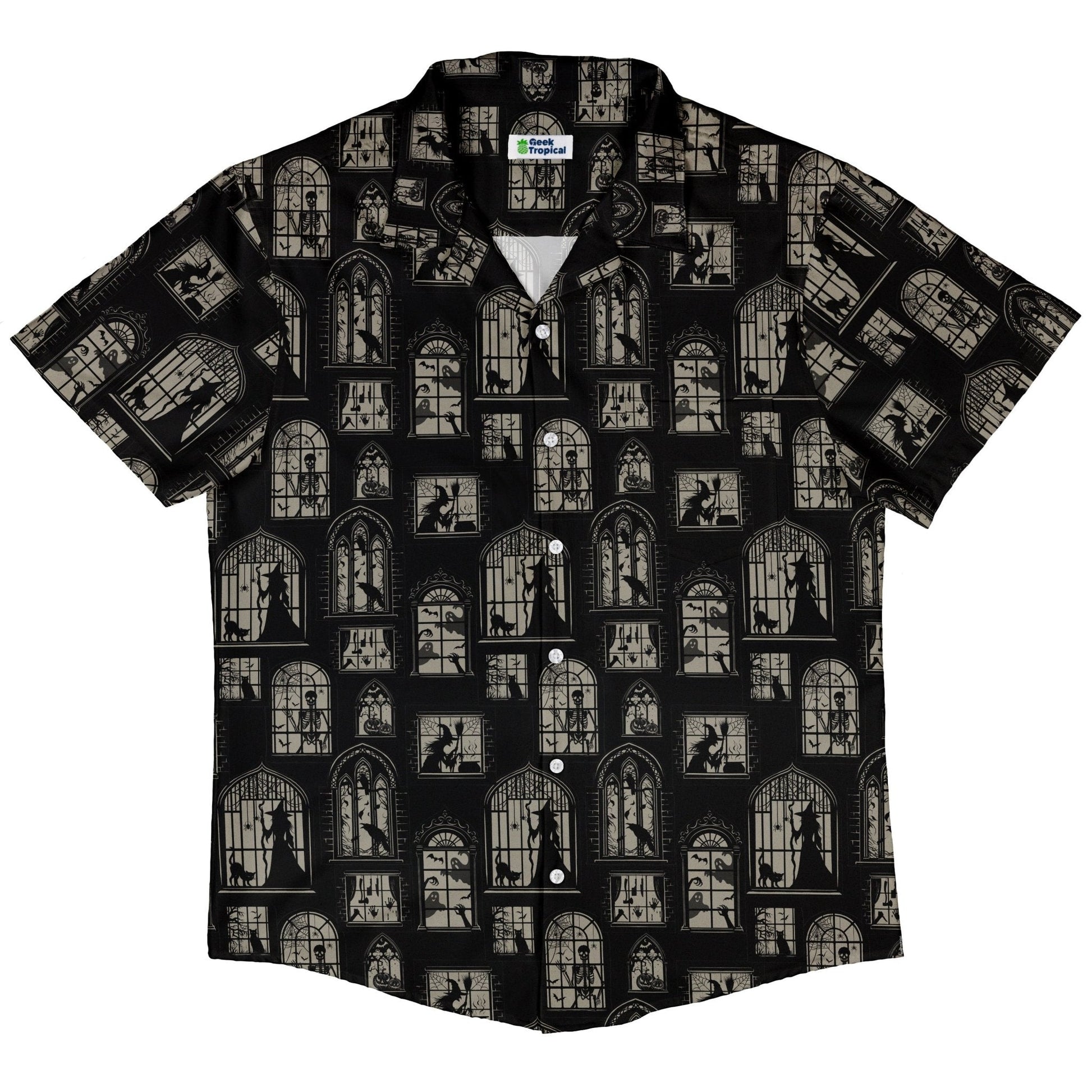 Gothic Windows Button Up Shirt