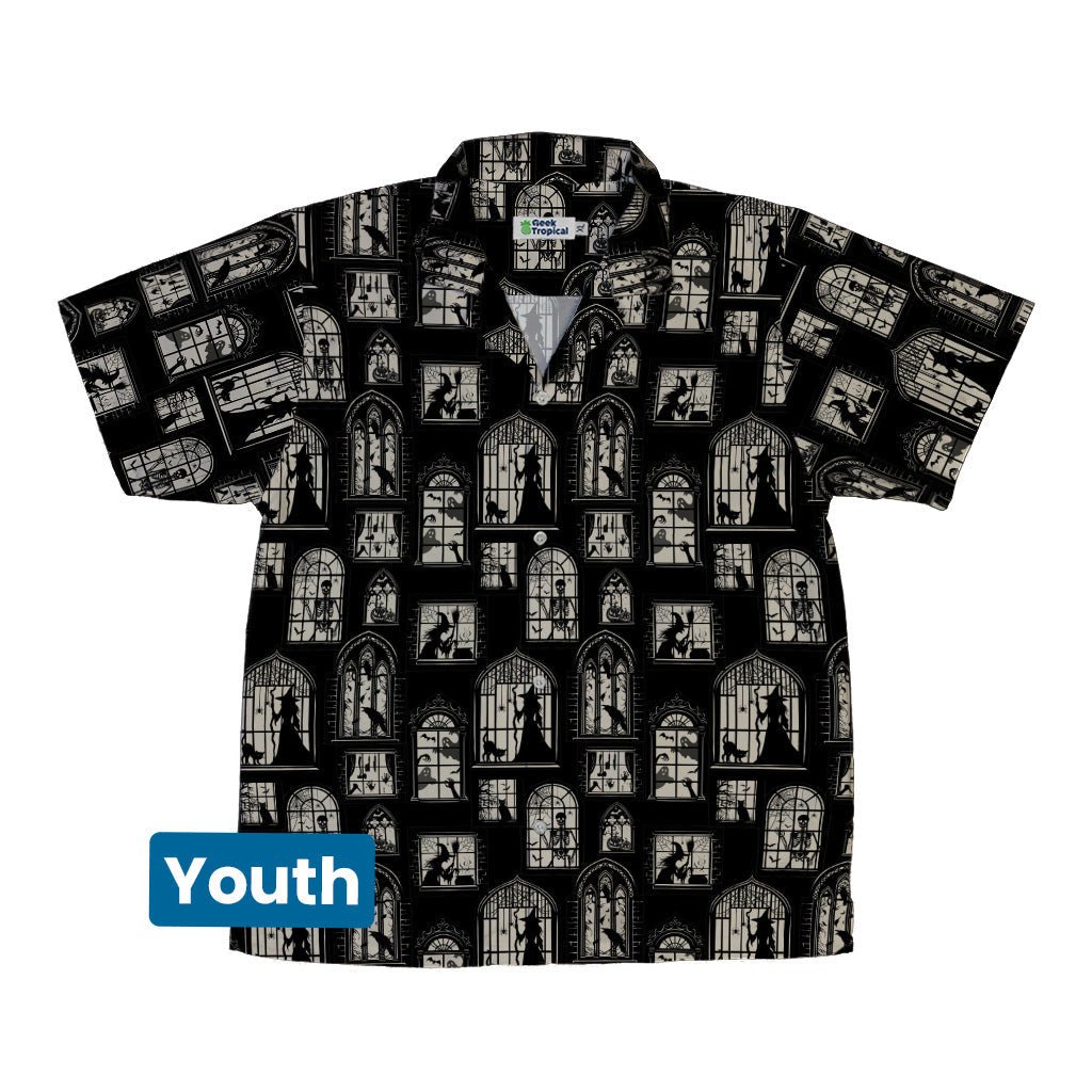 Gothic Windows Youth Hawaiian Shirt