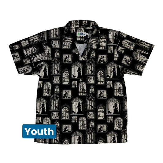 Gothic Windows Youth Hawaiian Shirt