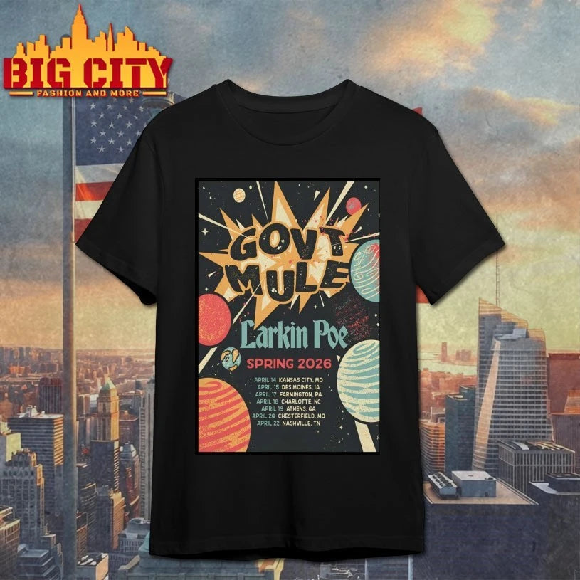 Gov’t Mule Spring 2026 Tour Poster t-shirt