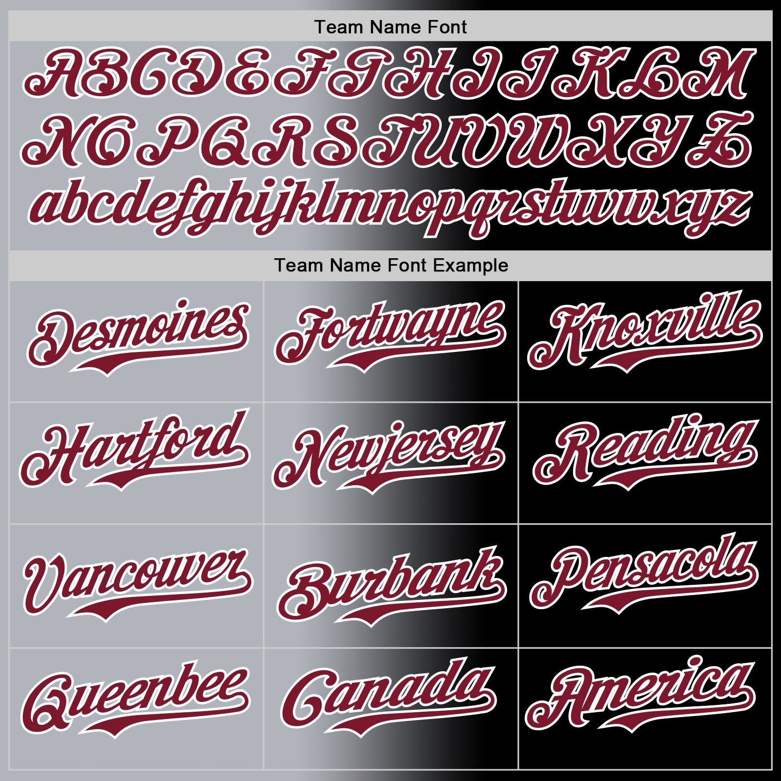Custom Black Crimson Gray-White Authentic Gradient Fashion Baseball Jersey
