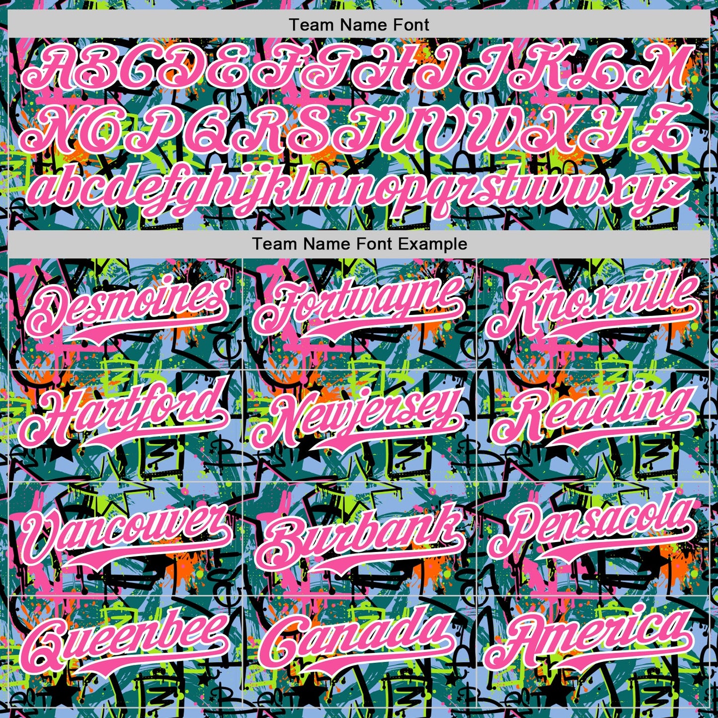 Custom Graffiti Pattern Pink-White Splatter Authentic Baseball Jersey