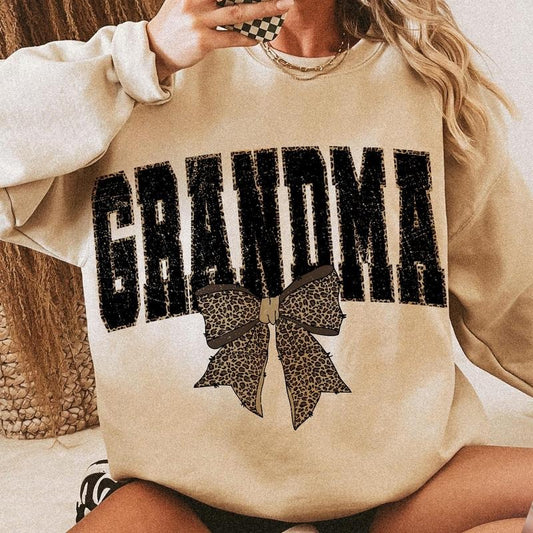 Grandma Coquette Bow Shirt, Mama Checkered Shirt, Grandma Shirt, Leopard Mama Shirt, Mama Shirt, Mama Bow Shirt, Mothers...