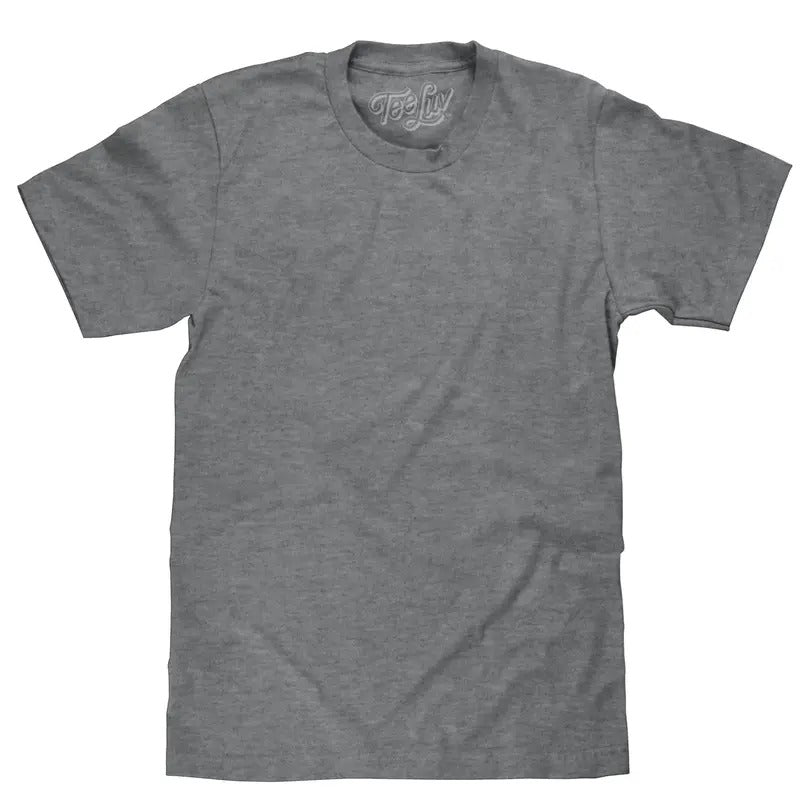 Graphite Gray Heather Blank T-Shirt - Gray Hoodie, Sweatshirt | InkThreadWorks.com
