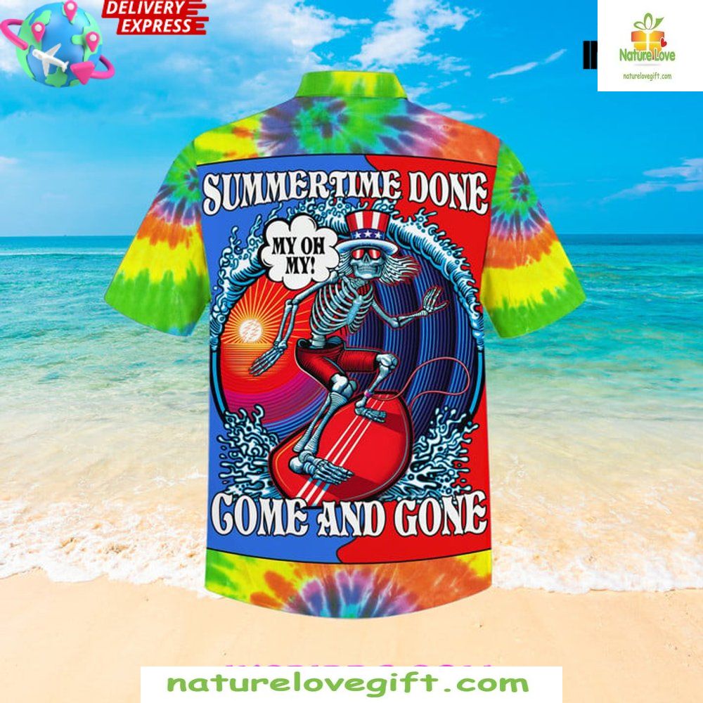Grateful Dead Hawaiian Shirt Summer Design