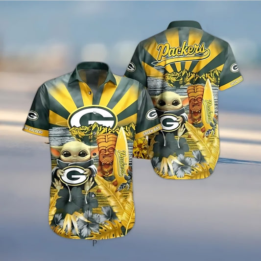 Green Bay Packers Baby Hawaiian Shirt Island Adventure 683809
