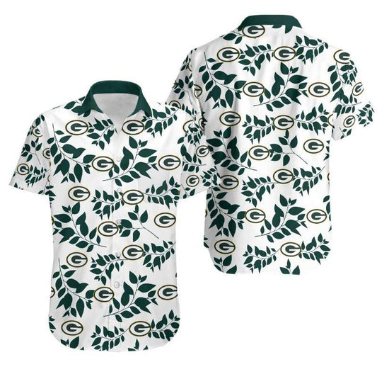 Green Bay Packers Leafy Vines Hawaiian Shirt 620447