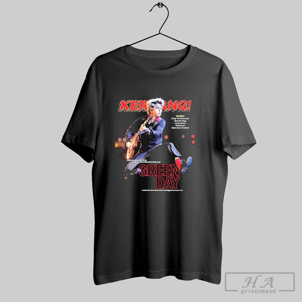 Green Day On The Cover Of The Kerrang 2025 T Shirts