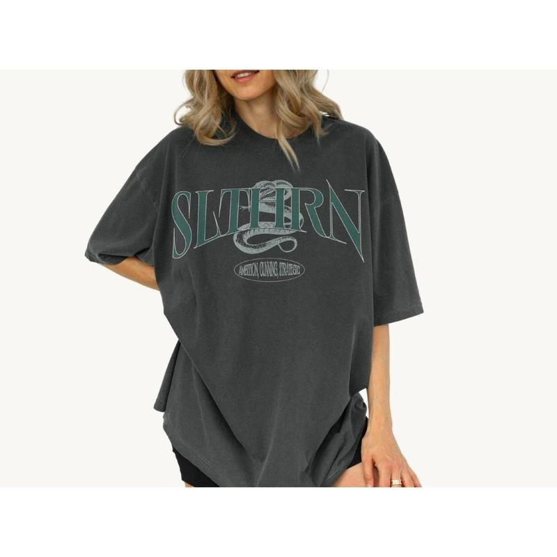 Green House Shirt Wizard House Shirt Snake House Shirt Malfoy Shirt Pottery T-Shirt Wizard School Shirt Marauders...