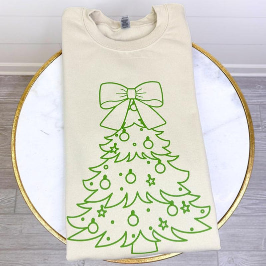 Green Tree PUFF Sweatshirt T-Shirts, Hoodie | InkThreadWorks.com